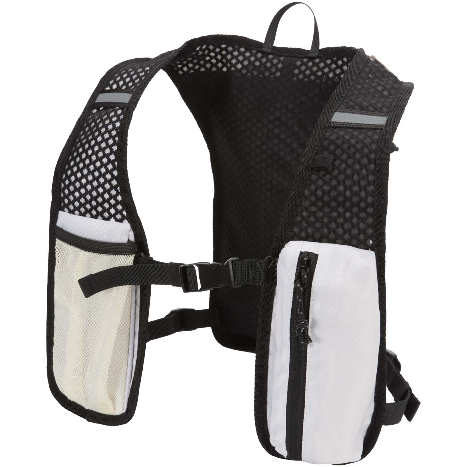 Chaleco de running de material reciclado con certificado GRS y mochila de hidratación de 5 L Nomad