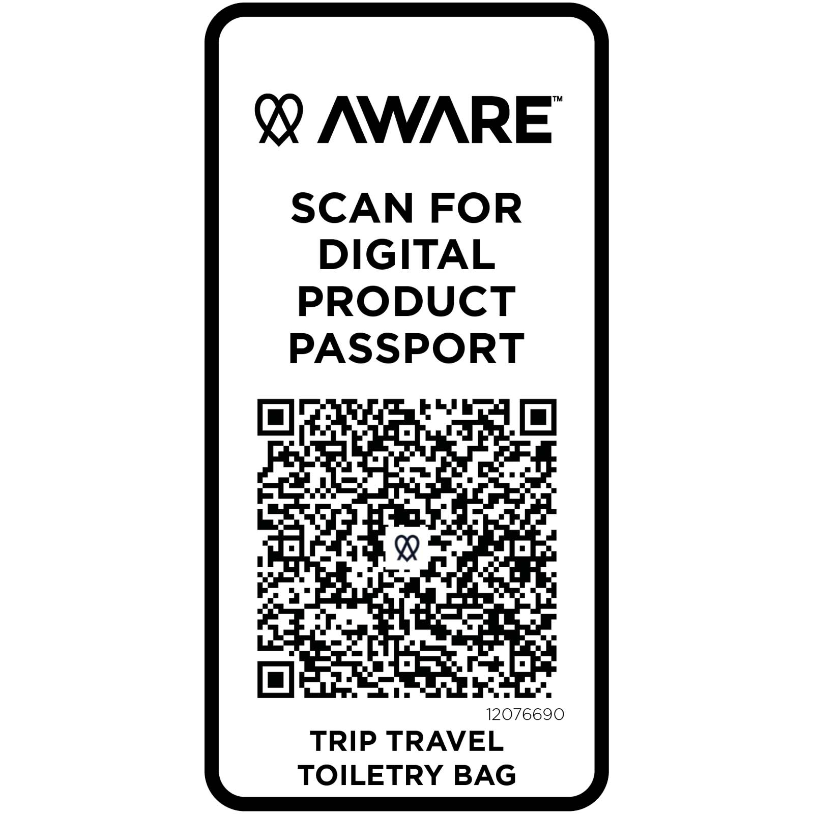 Neceser de viaje reciclado de 6 litros Trip Aware™