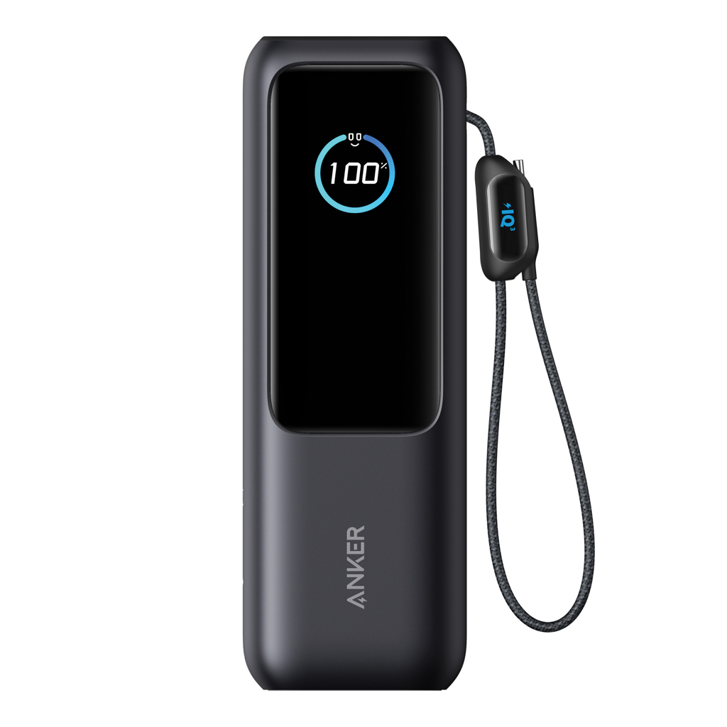 Batería Anker 25.000 mAh 165W con cable retráctil