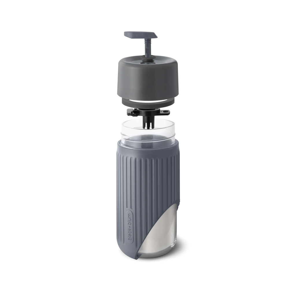 Vaso de vidrio Black+Blum de 340 ml