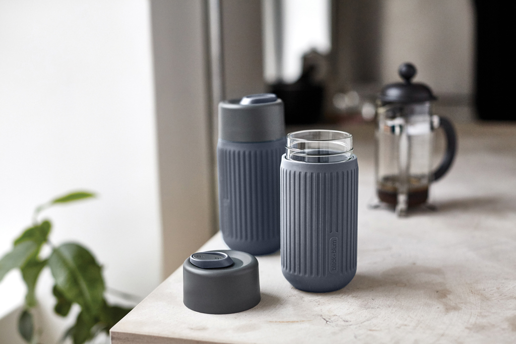 Vaso de vidrio Black+Blum de 340 ml