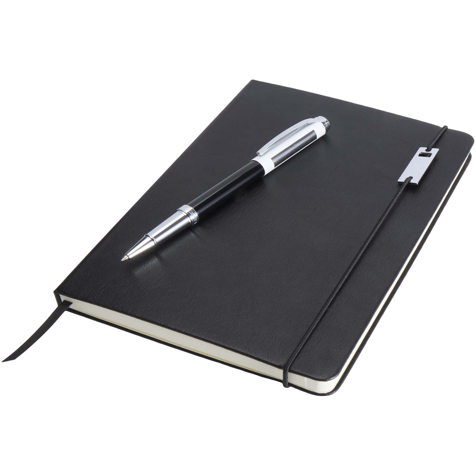Set de libreta de tapa dura A5 y rollerball Legato Elegance