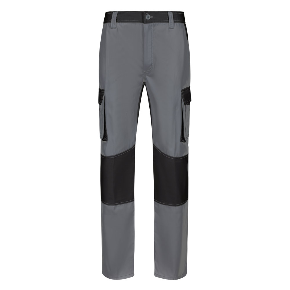 VL NJORD. Two-tone multi-pocket twill trousers (240 g/m²), in cotton (35%) and polyester (65%)