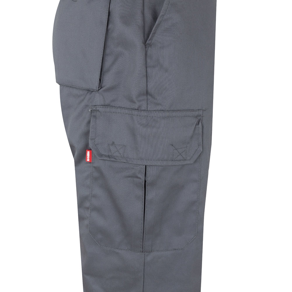 VL POSEIDON LARGE. Two-tone multi-pocket twill trousers (210g/m²), in cotton (20%) and polyester (80%)