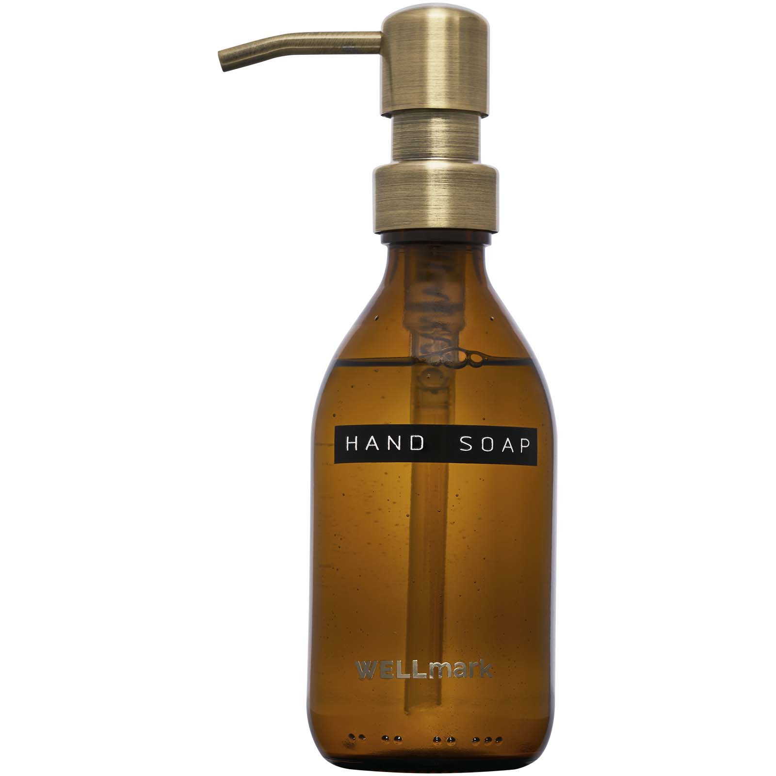 Dispensador de jabón de manos de 250 ml y juego de velas aromáticas de 150 g con fragancia de lino fresco Wellmark Discovery