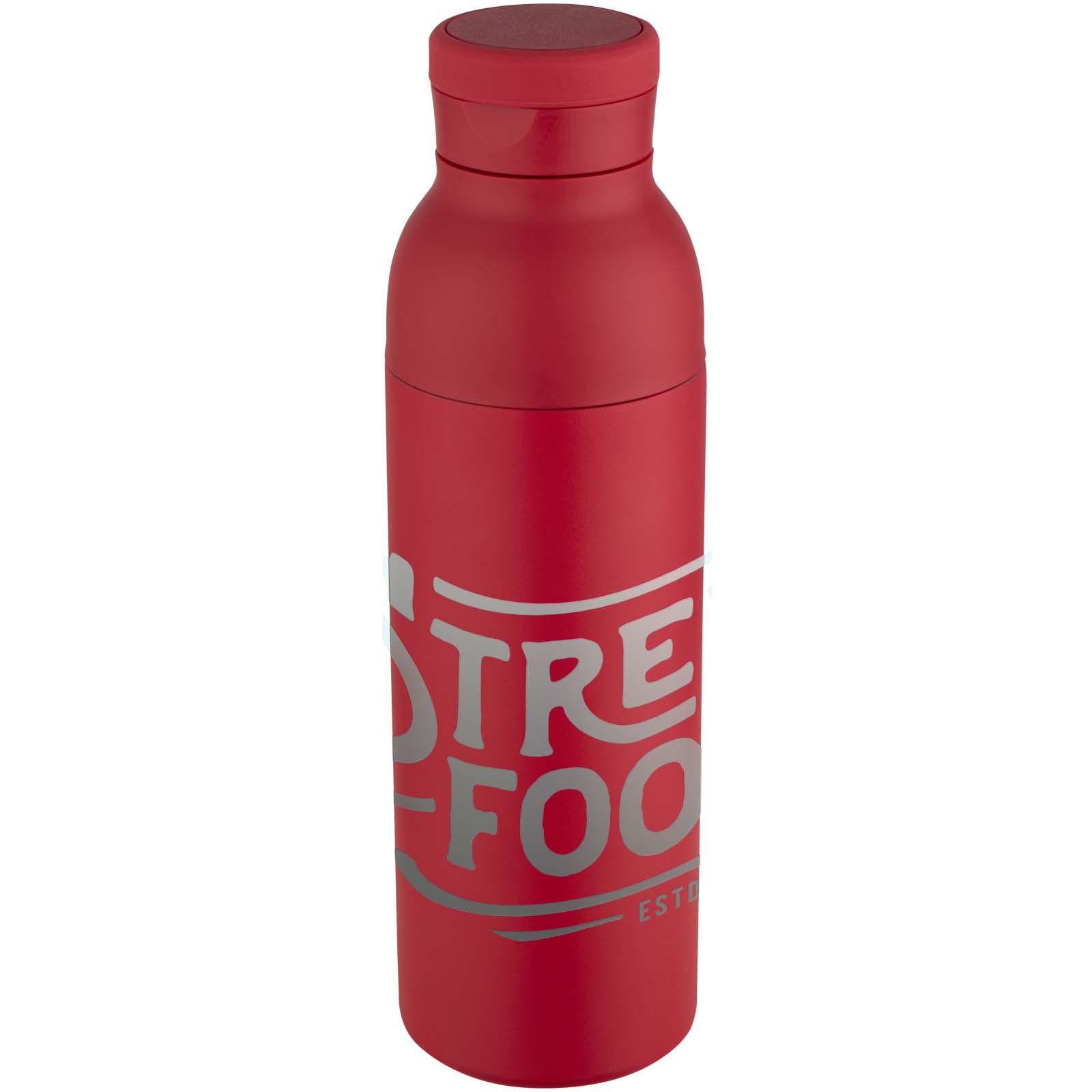 Botella de 650 ml con doble pared aislante de acero inoxidable reciclado RCS Illuminate