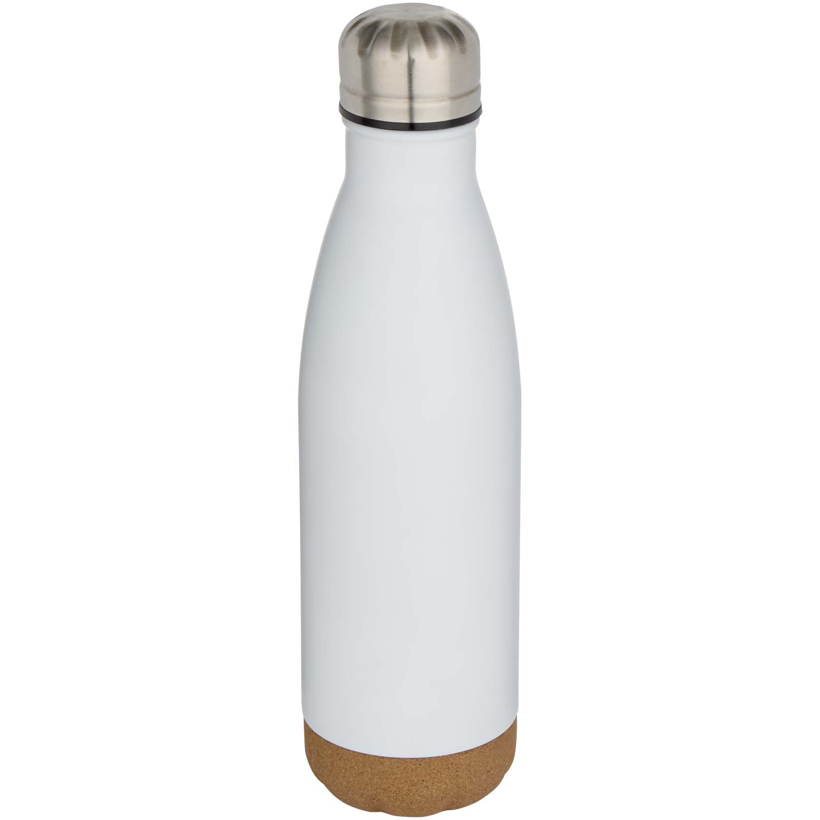 Cove 500 ml double wall vacuum insulated stainless steel water bottle with cork details