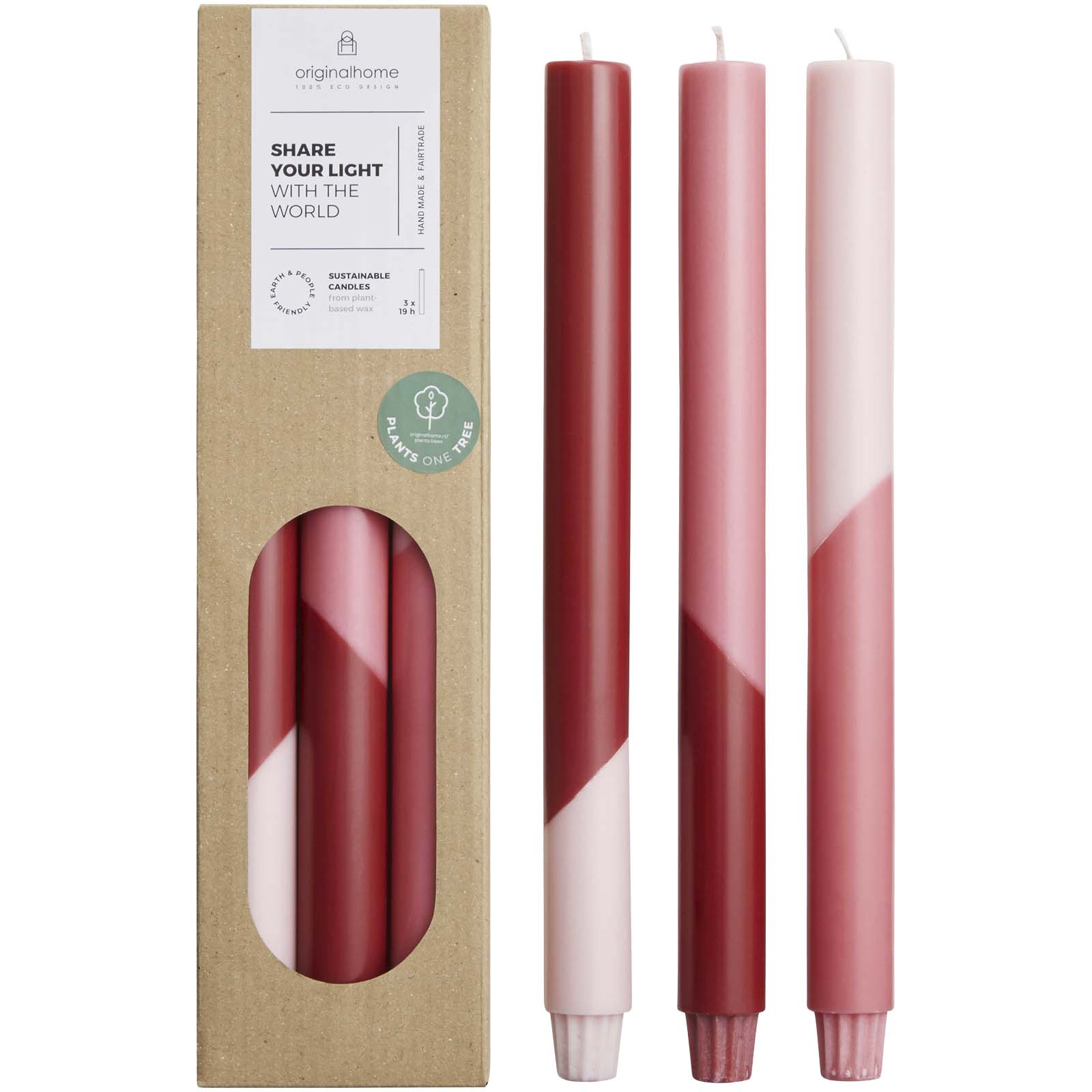 Velas diagonales - set de 3 Originalhome Eden