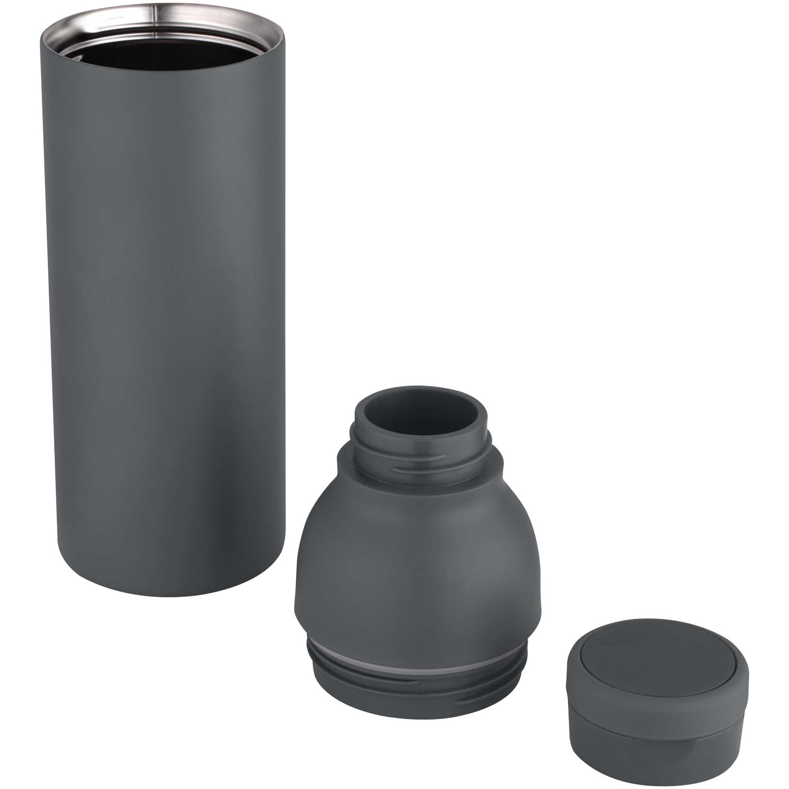 Botella de 650 ml con doble pared aislante de acero inoxidable reciclado RCS Illuminate