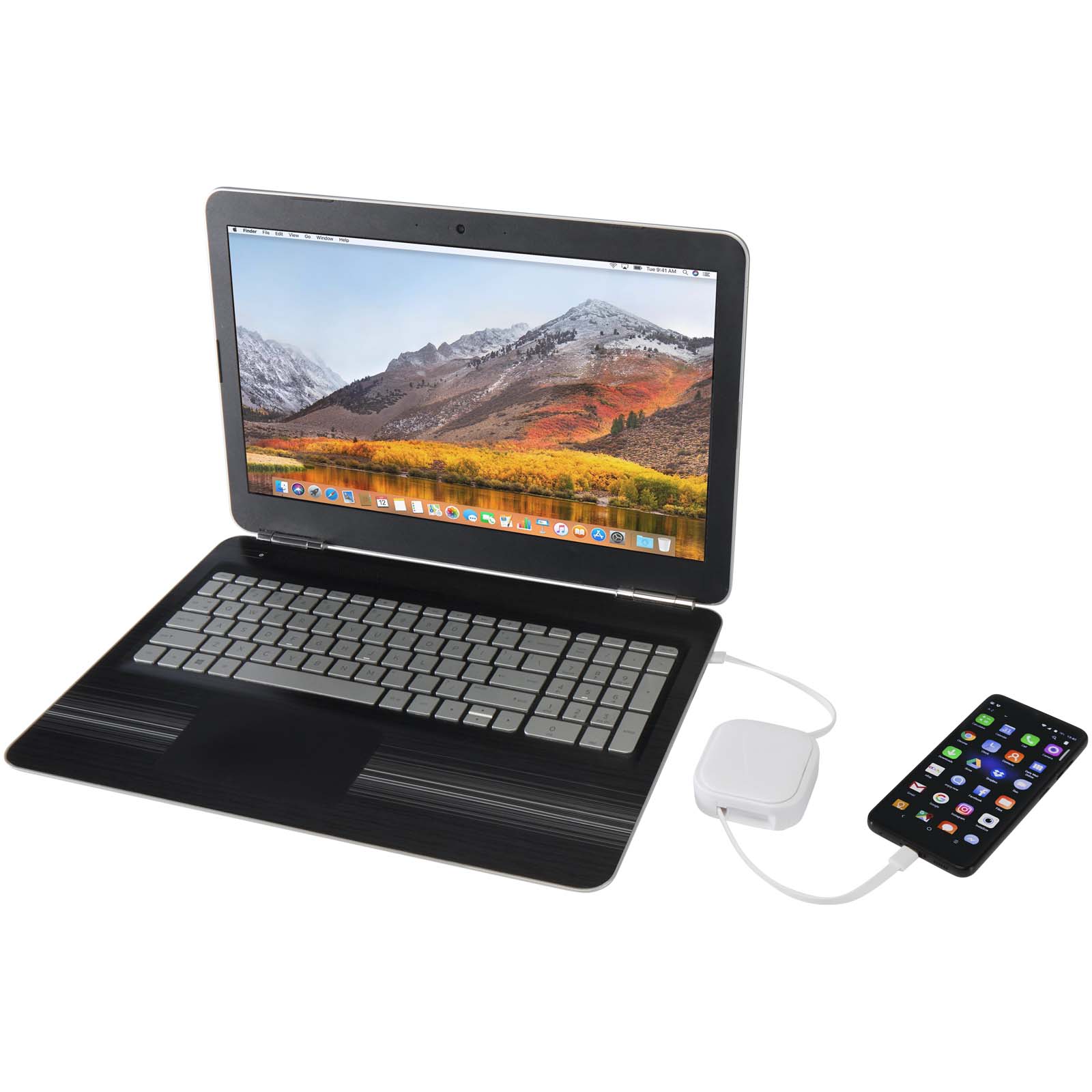 Cable retráctil reciclado 5 en 1 para sincronización de datos y carga rápida de 100 W con kit de herramientas para smartphone Gloas