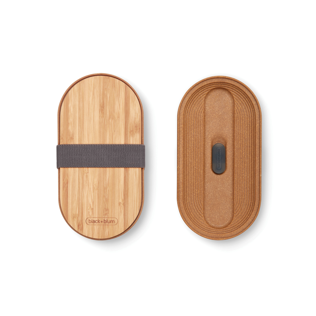 Tuppers Bento Doble de acero inoxidable Black+Blum