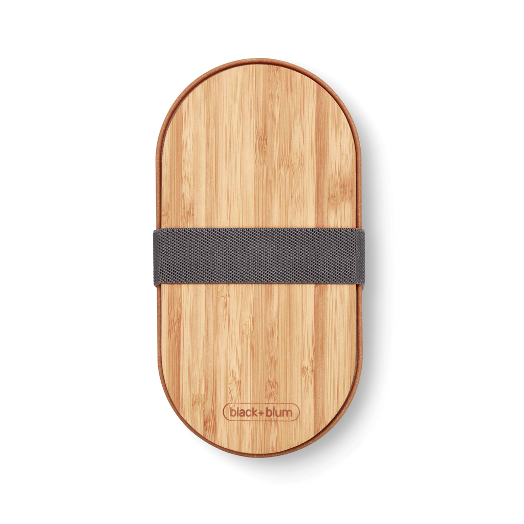 Tuppers Bento Doble de acero inoxidable Black+Blum