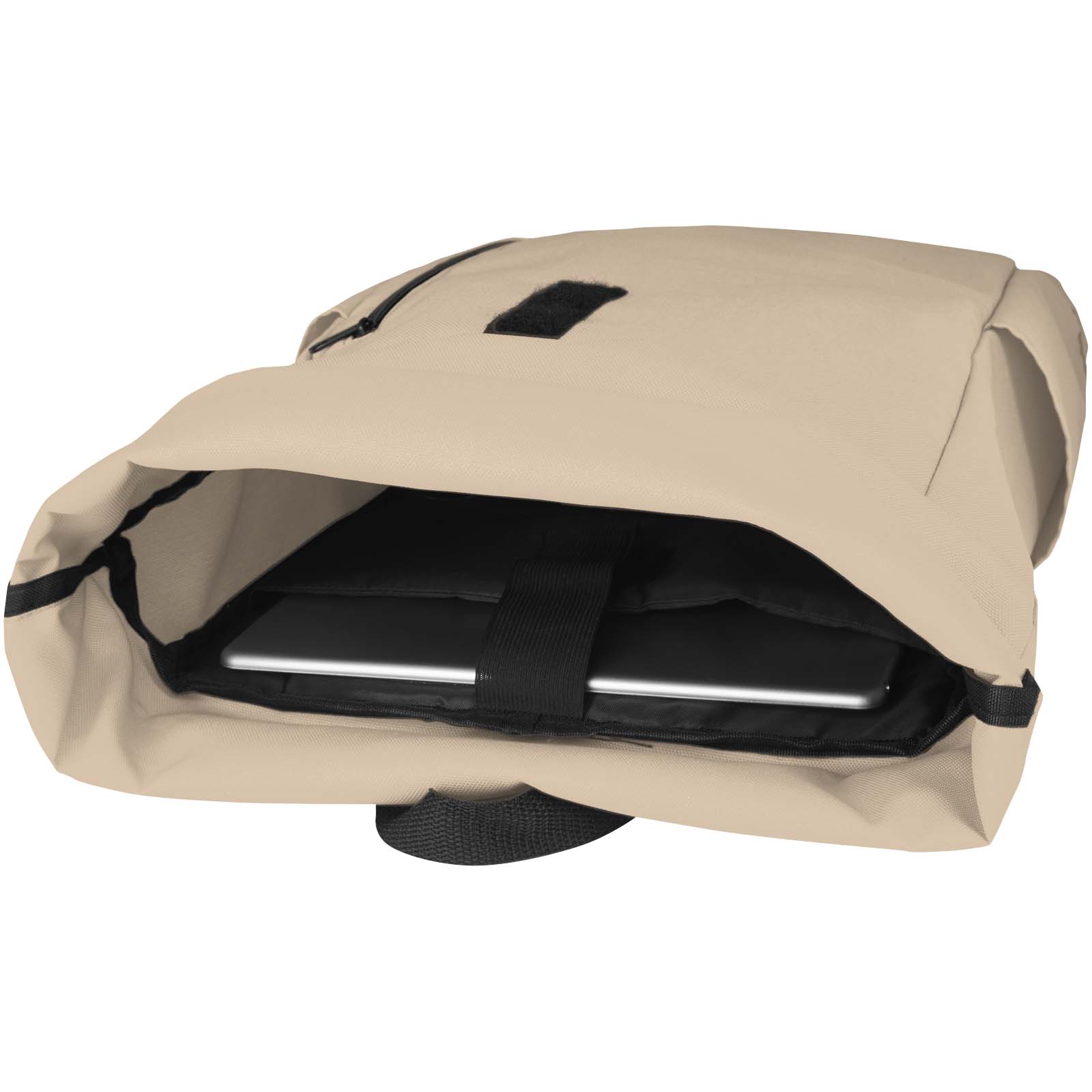 Byron 15.6 GRS RPET roll-top backpack 18L