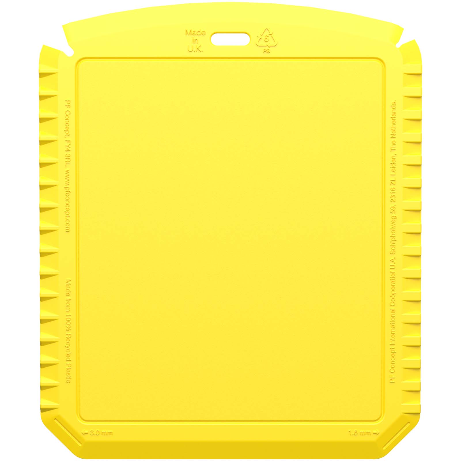 Thrym rectangular recycled plastic ice scraper