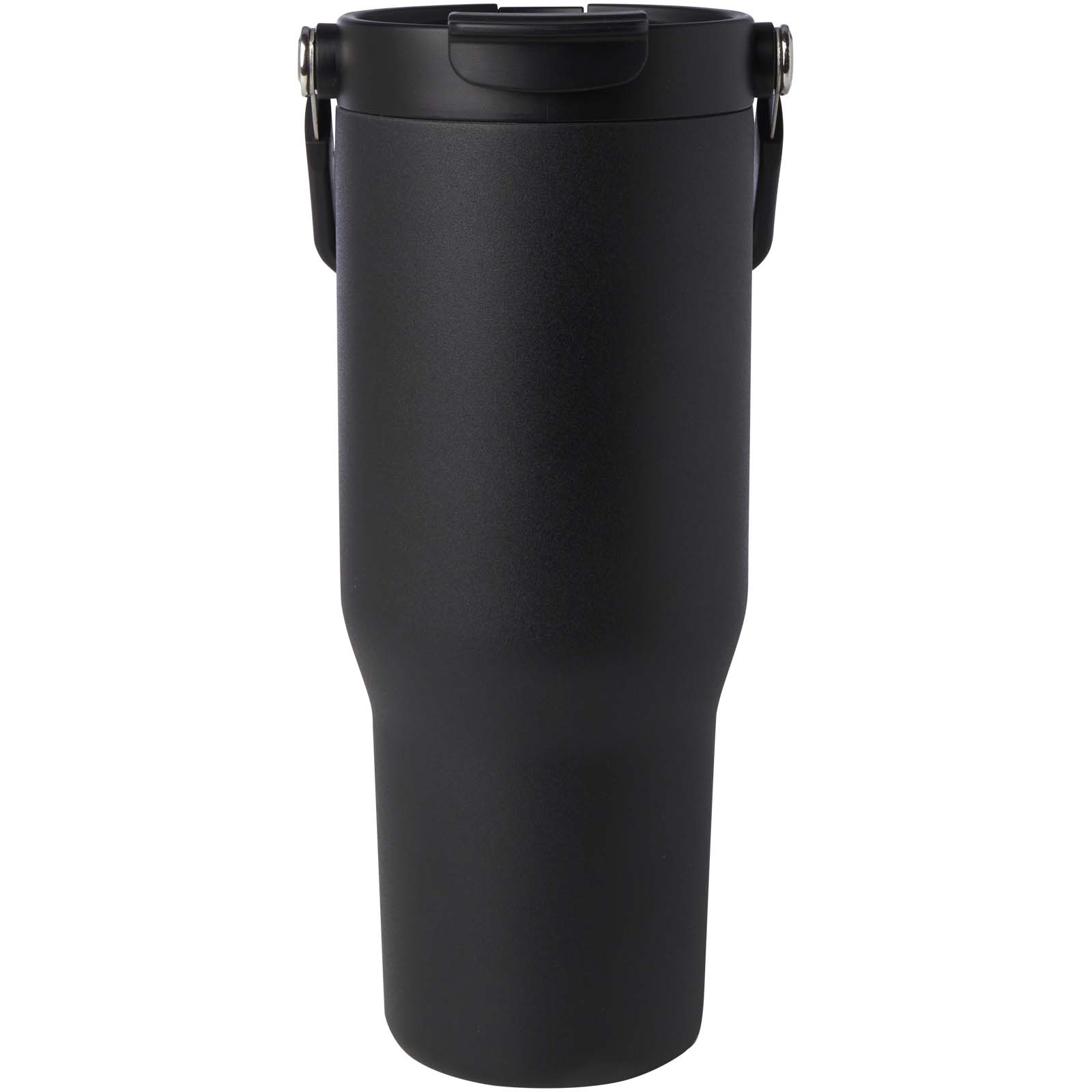 Vaso con aislamiento al vacío de cobre de acero inoxidable reciclado certificado RCS de 900 ml y con tapa de doble función Bronx