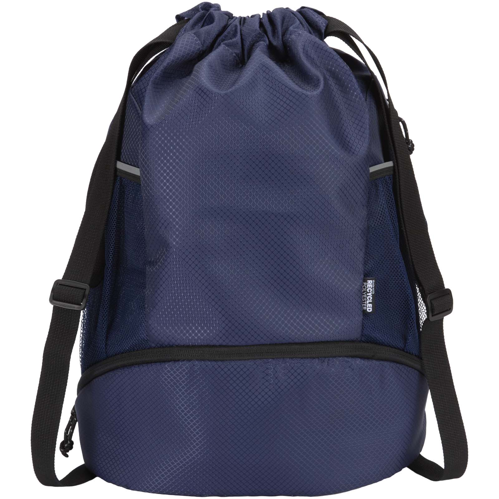 Bolsa deportiva de 18 L con cordón y compartimento inferior de material reciclado con certificado GRS Nomad