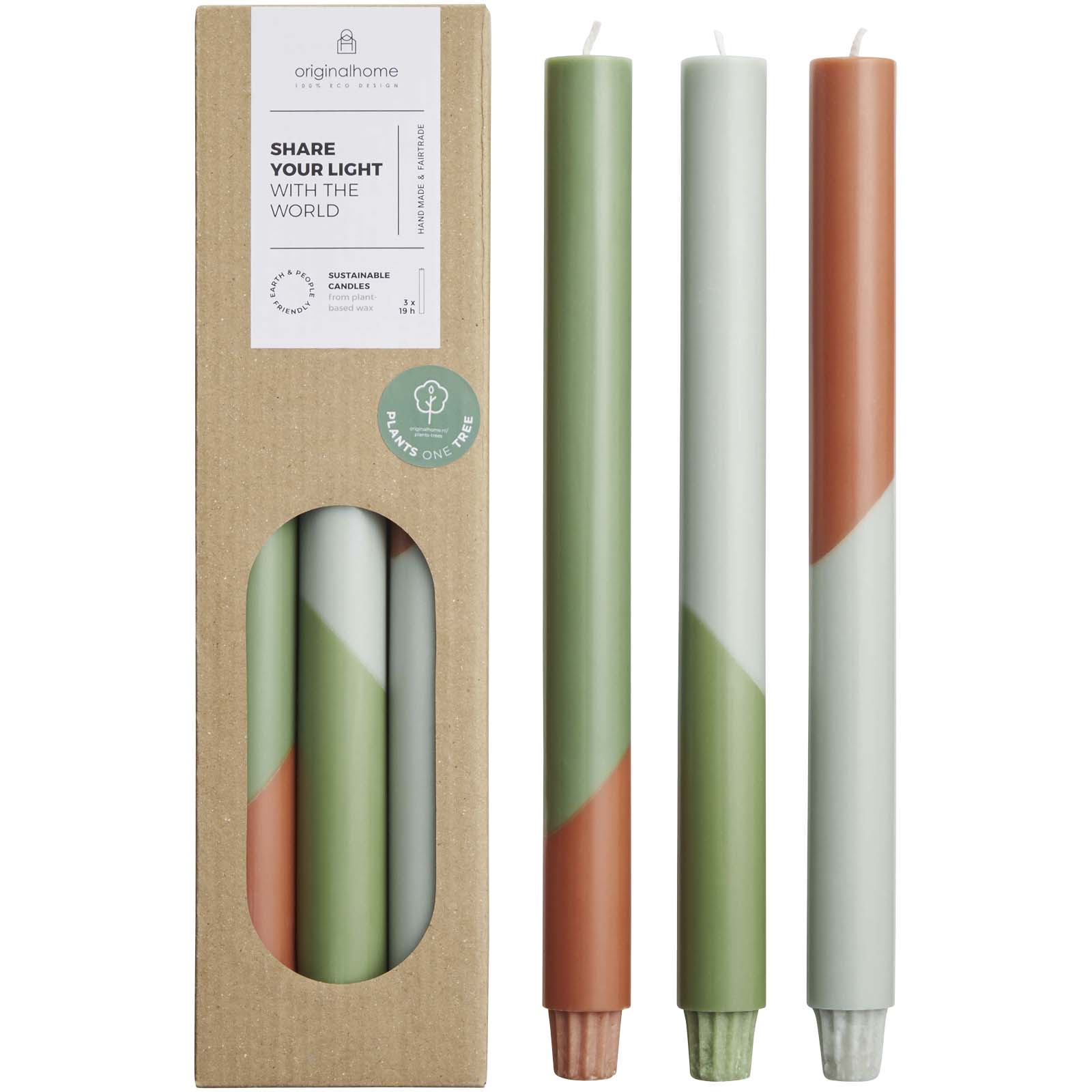 Velas diagonales - set de 3 Originalhome Eden