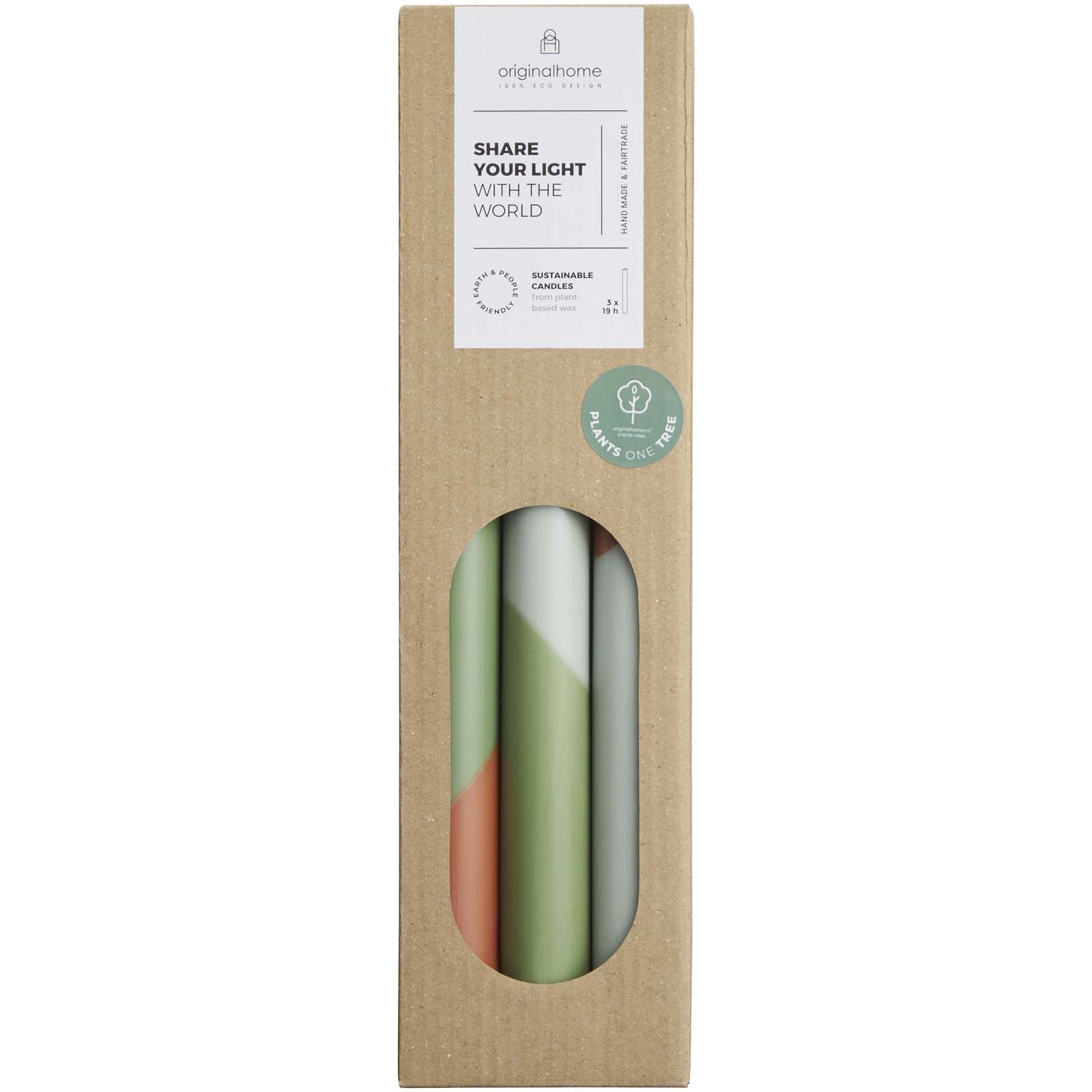 Velas diagonales - set de 3 Originalhome Eden