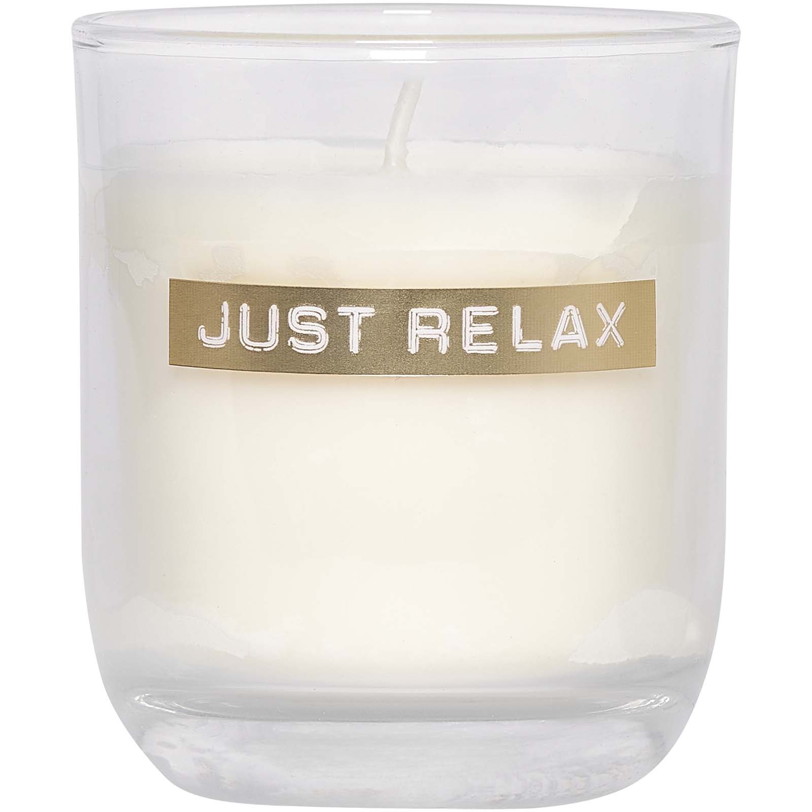 Dispensador de jabón de manos de 250 ml y juego de velas aromáticas de 150 g con fragancia de lino fresco Wellmark Discovery