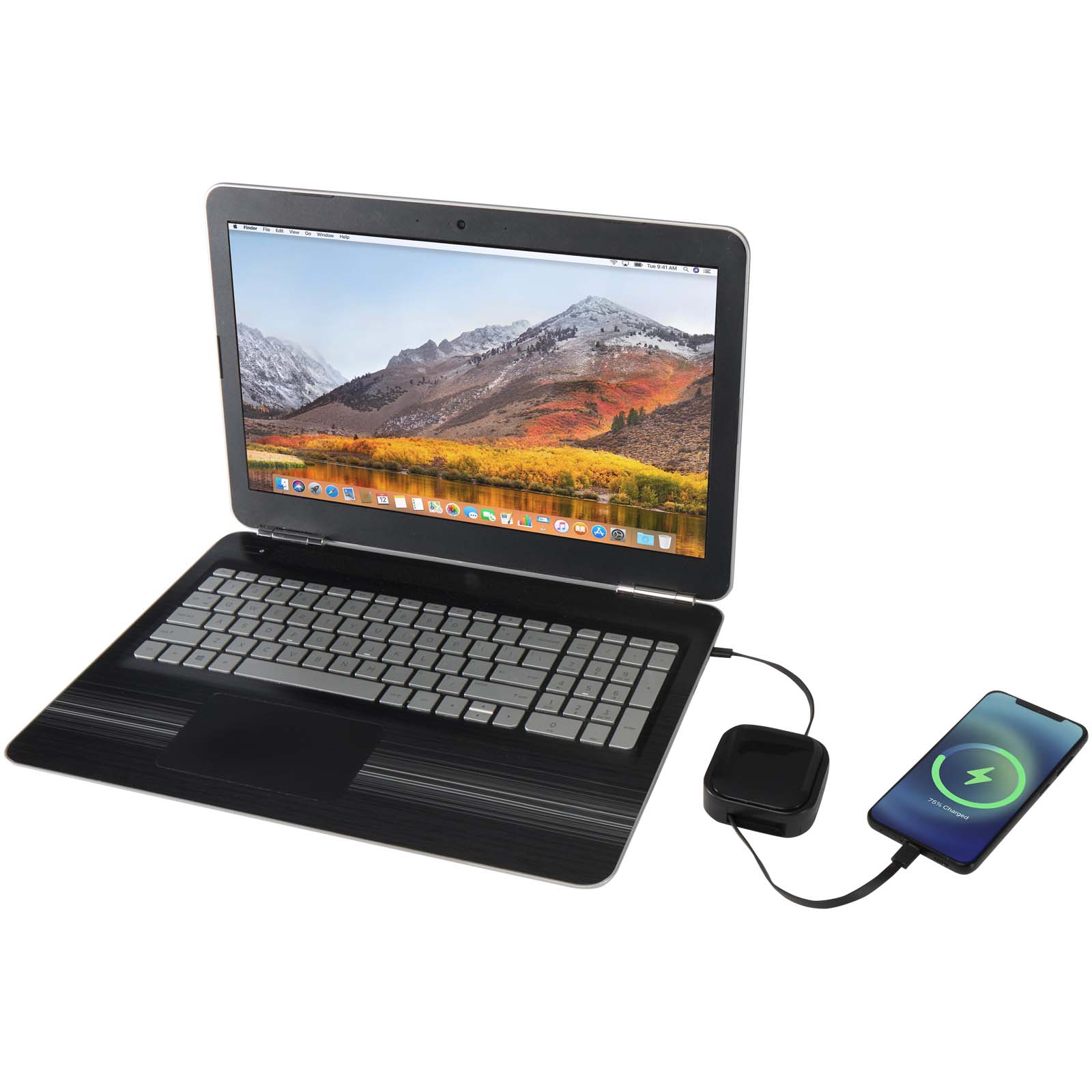 Cable retráctil reciclado 5 en 1 para sincronización de datos y carga rápida de 100 W con kit de herramientas para smartphone Gloas