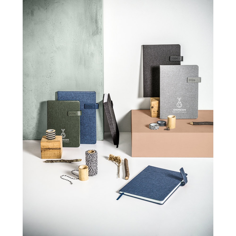 ANDRESEN A5. Recycled polyester (100% rPET) diary