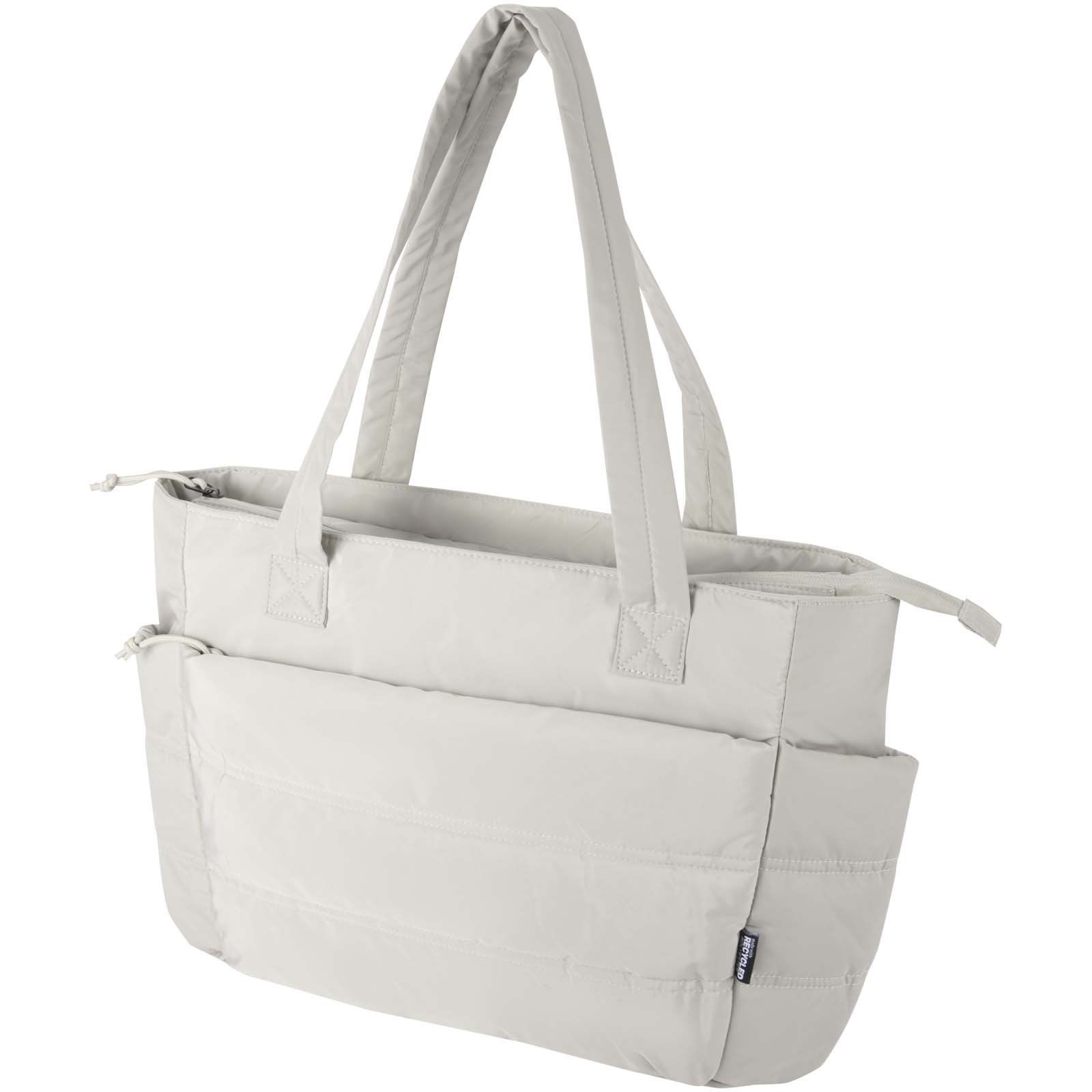 Bolsa Tote para portátil de 15,6 y 18l de material reciclado GRS Puffer