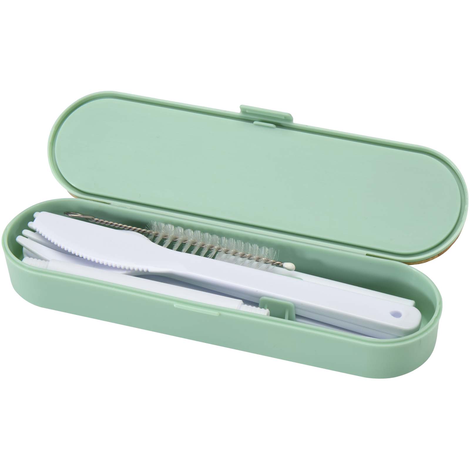 Set de cubiertos con tapa de bambú Runa