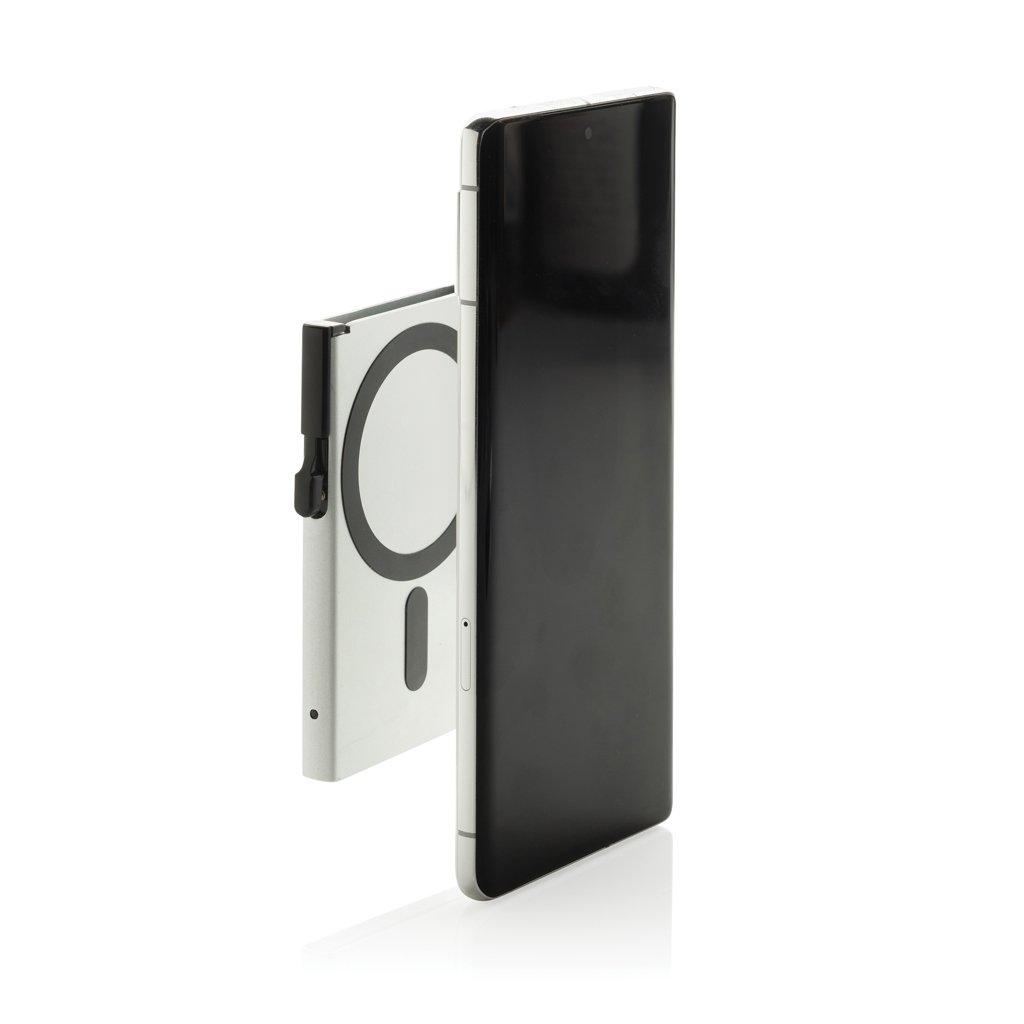 Standard aluminium RFID magnetic phone cardholder