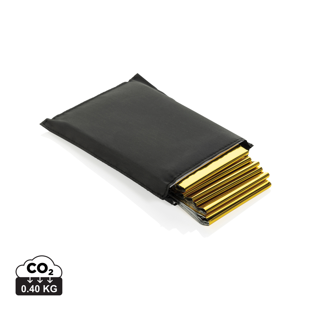 Manta de emergencia Solra en bolsa de RPET reciclado RCS