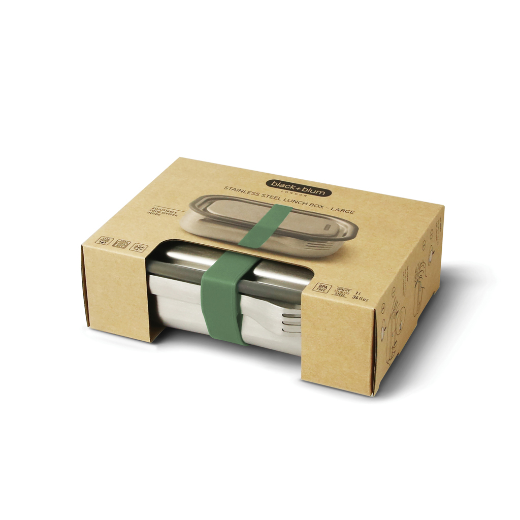 Black+Blum Stainless Steel Lunch Box Large