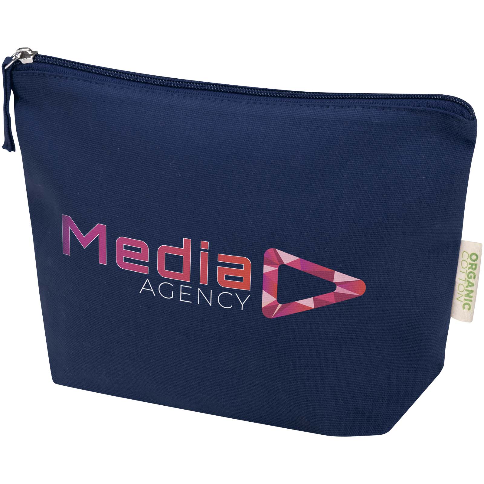 Bolsa de aseo pequeña de 1 l algodón orgánico OCS de 180 g/m² Odisha