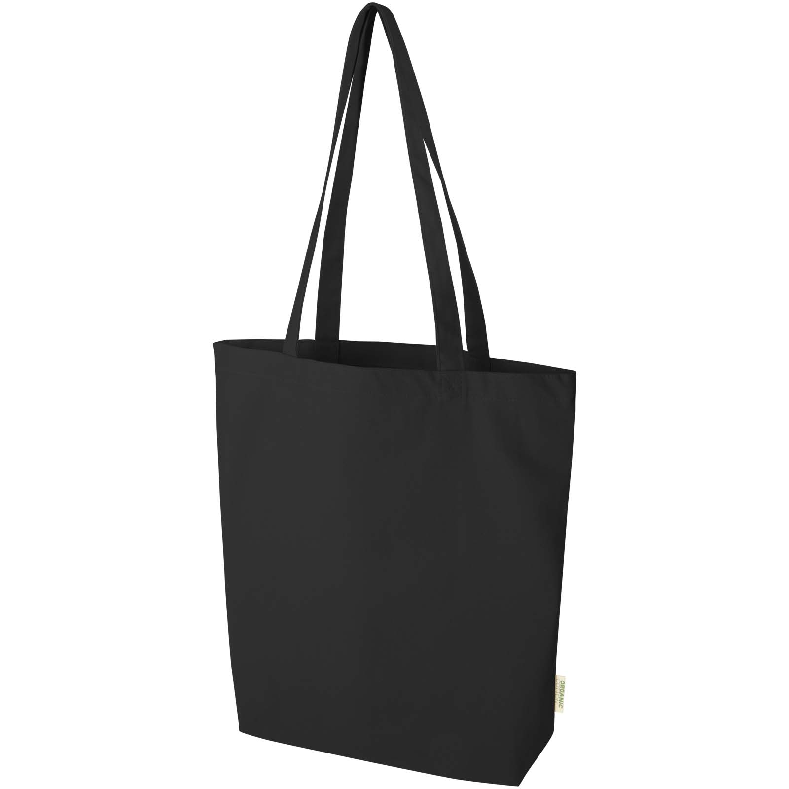 Bolsa Tote de 11 l con fondo ancho algodón orgánico OCS de 180 g/m² Odisha