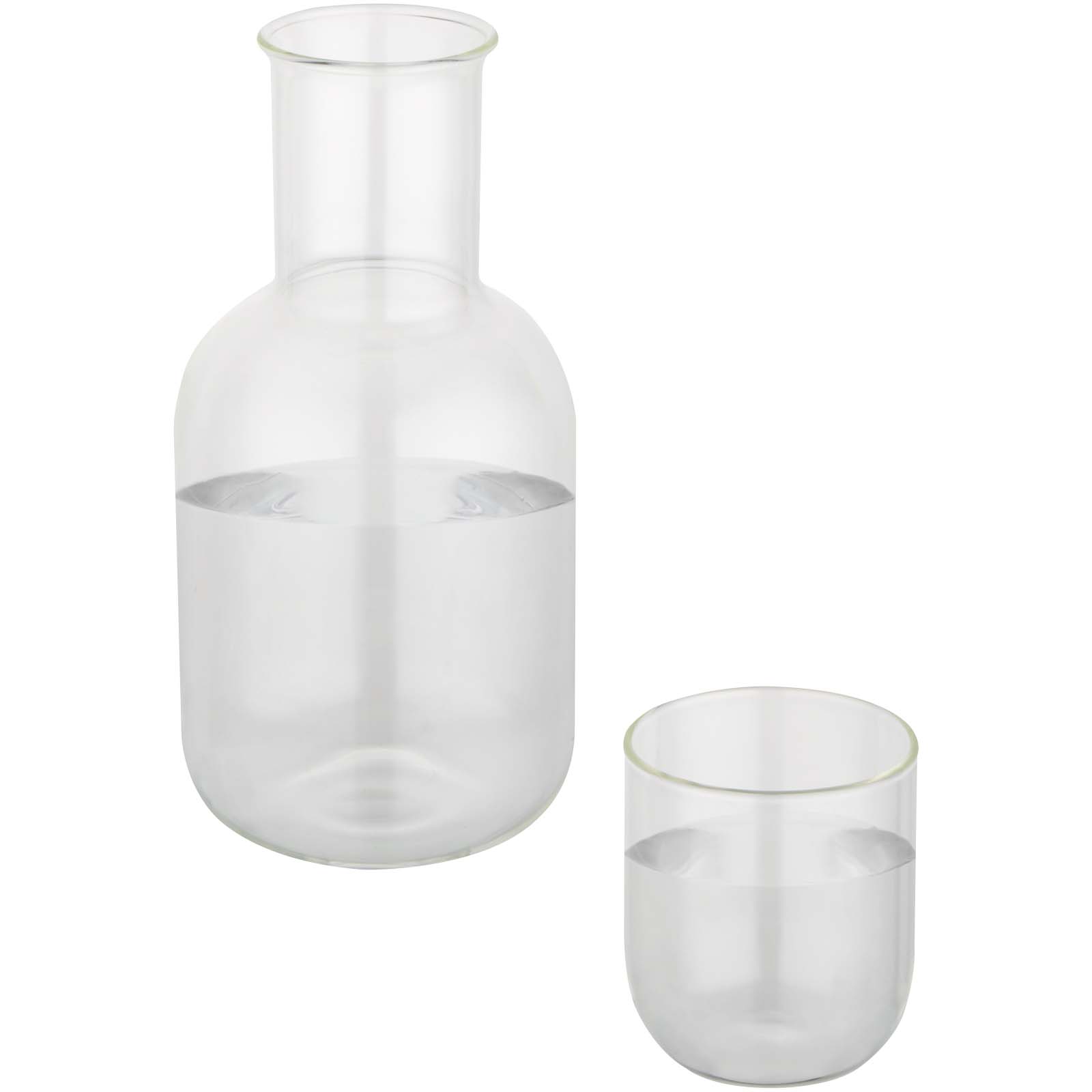 Amelie glass carafe and cup set