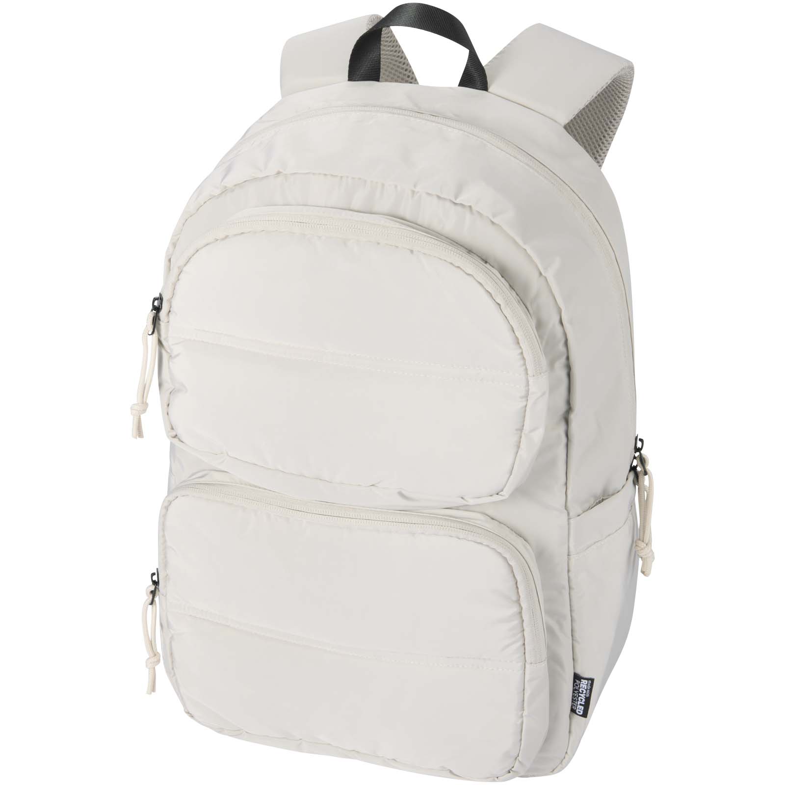 Mochila para portátil de 15,6 y 18l de material reciclado GRS  Puffer