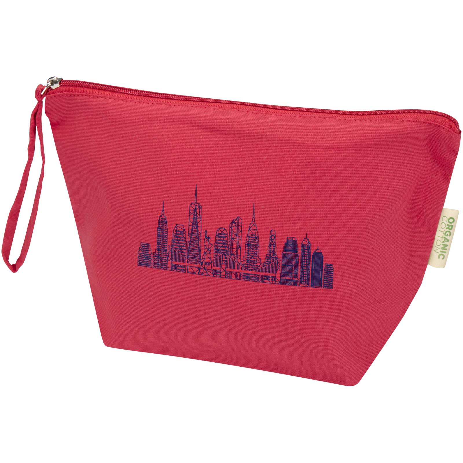 Bolsa de aseo grande de 3 l algodón orgánico OCS de 180 g/m² Odisha