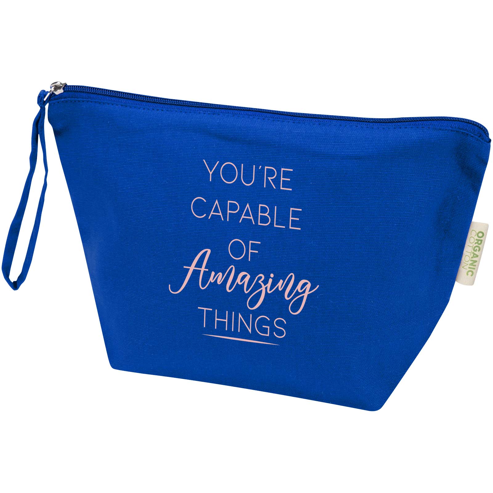 Bolsa de aseo grande de 3 l algodón orgánico OCS de 180 g/m² Odisha