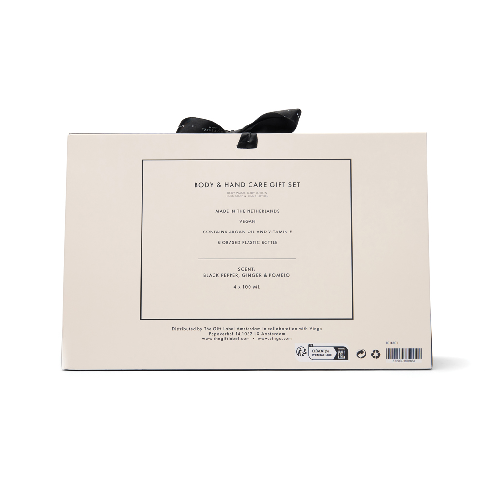 VINGA x TGL body and hand care gift set