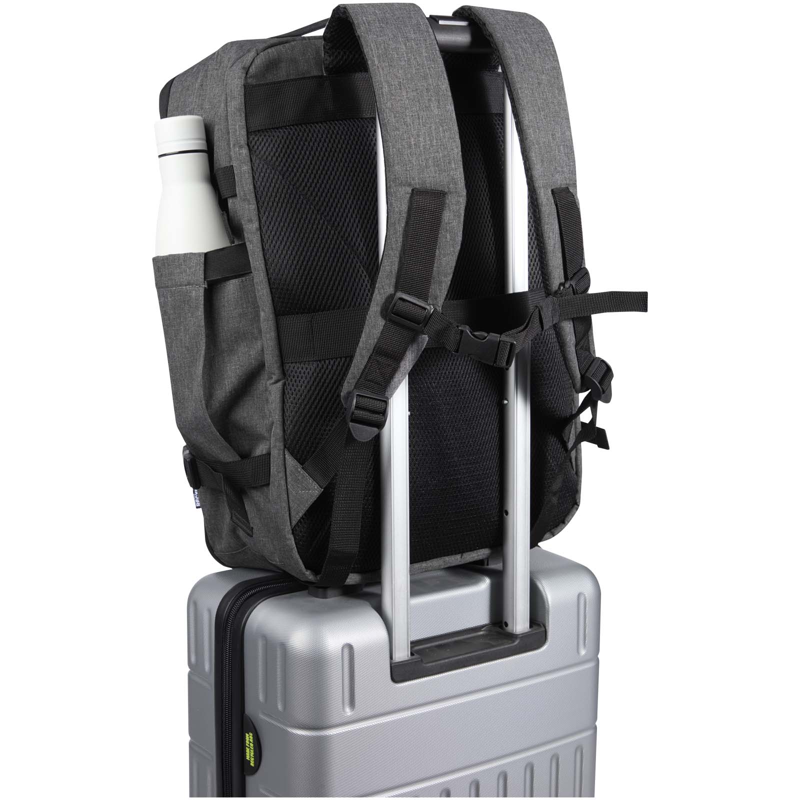 Mochila con ruedas de 17 de material reciclado GRS de 25 l Libra