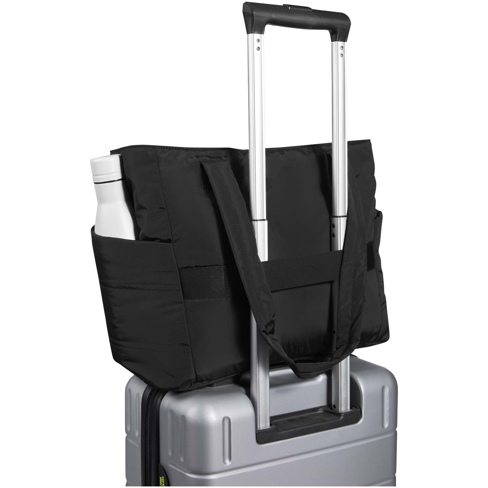 Bolsa Tote para portátil de 15,6 y 18l de material reciclado GRS Puffer