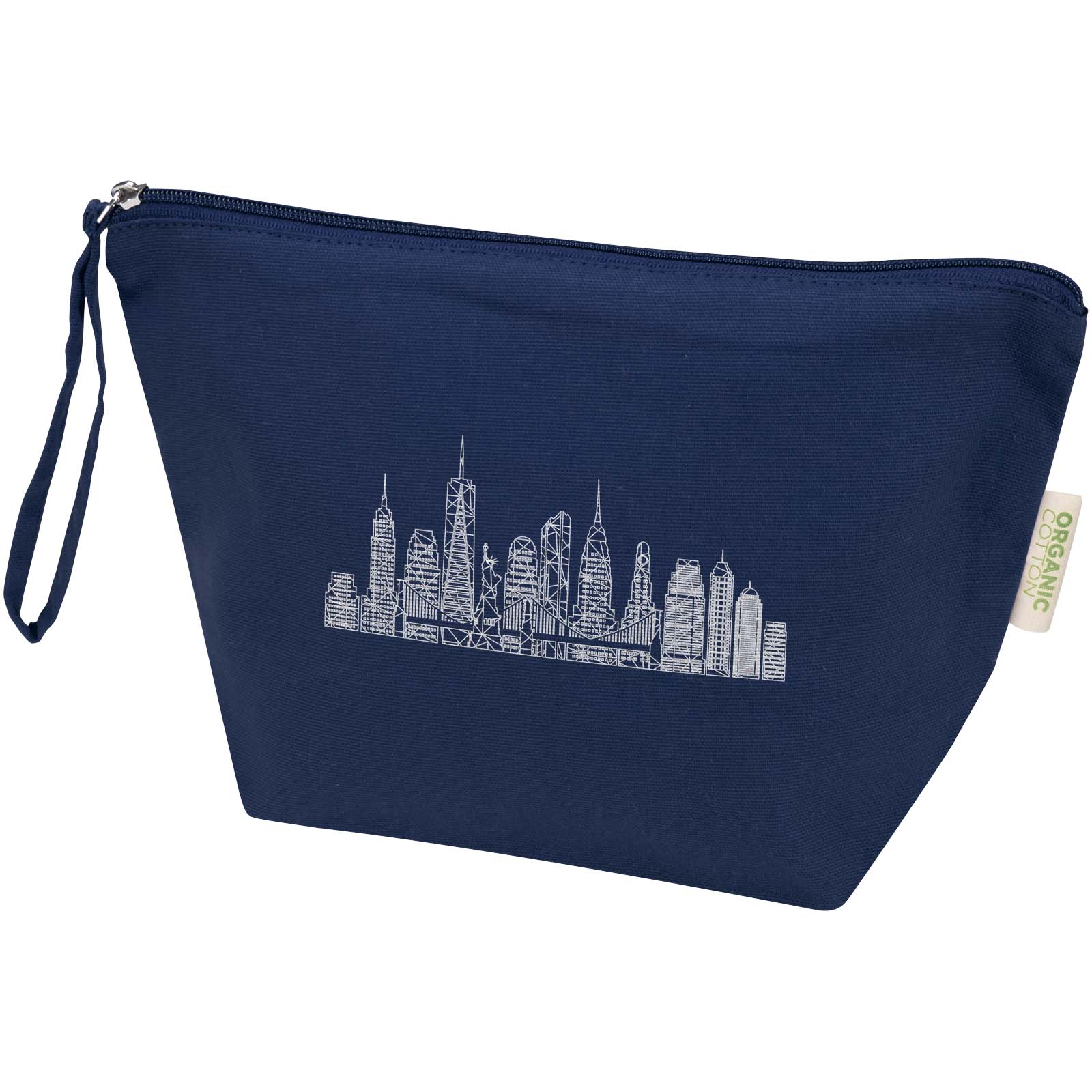 Bolsa de aseo grande de 3 l algodón orgánico OCS de 180 g/m² Odisha