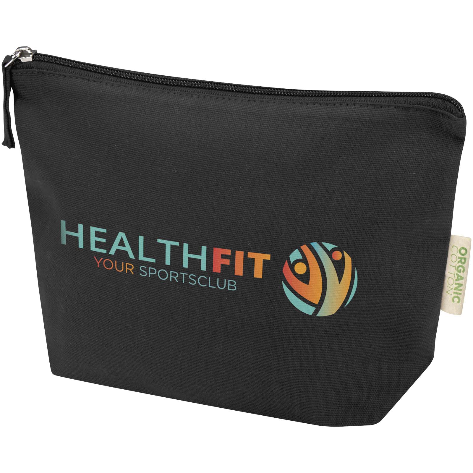 Bolsa de aseo pequeña de 1 l algodón orgánico OCS de 180 g/m² Odisha