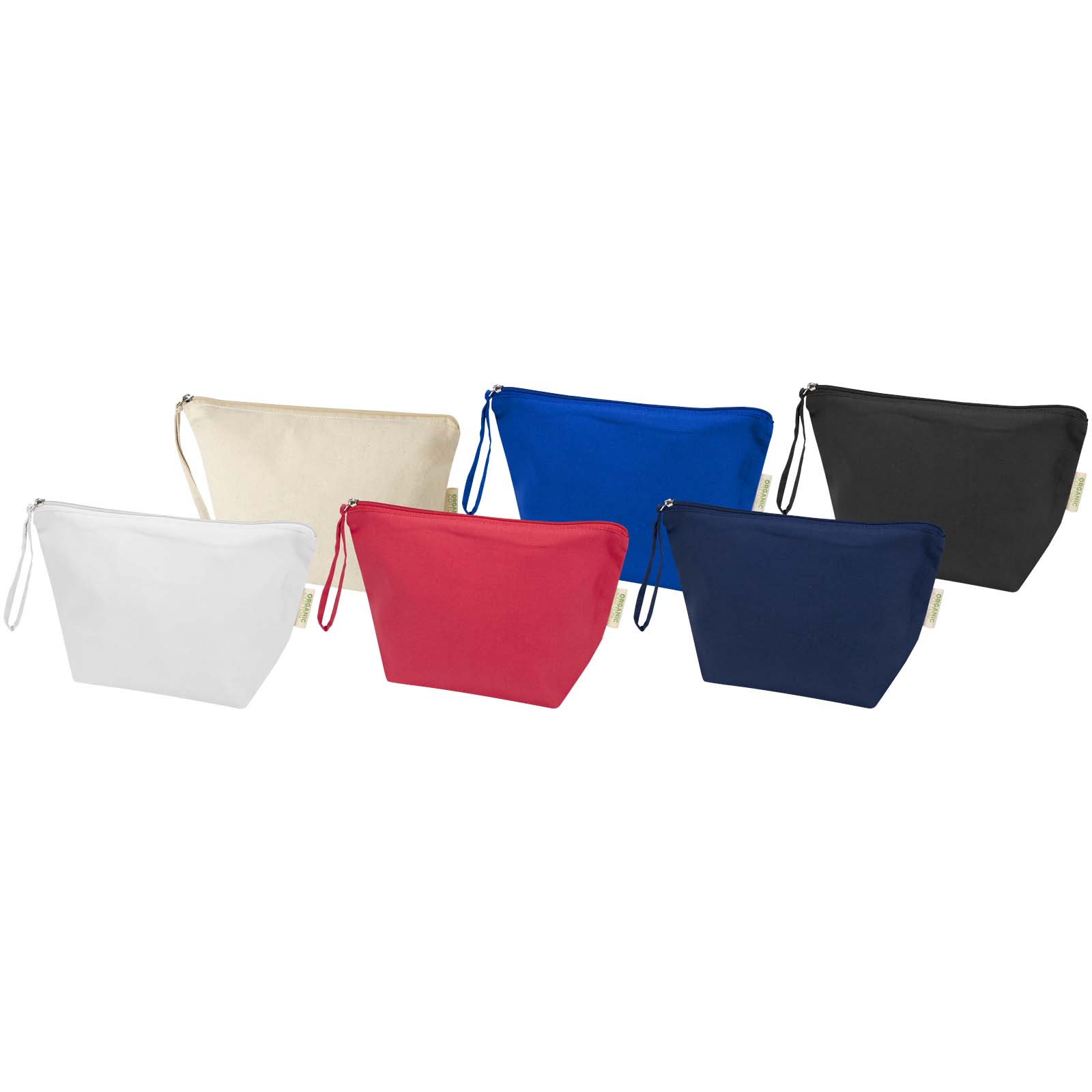 Bolsa de aseo grande de 3 l algodón orgánico OCS de 180 g/m² Odisha