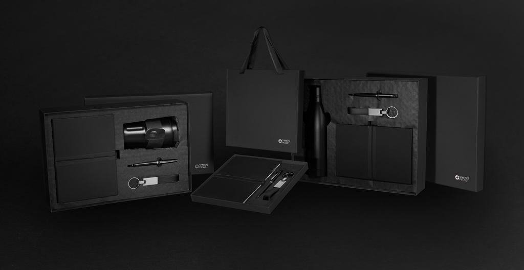 Set de regalo business Swiss Peak con certificación RCS