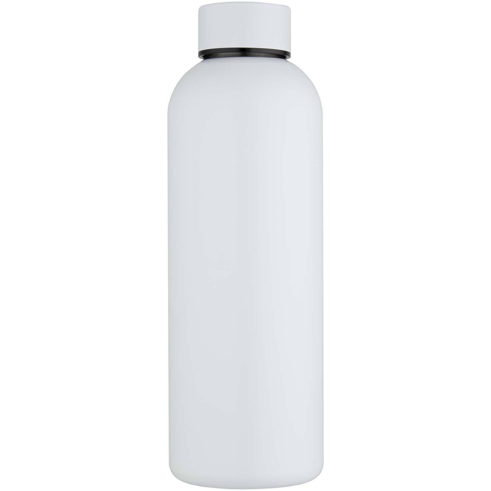Botella de agua de 750 ml de acero inoxidable reciclado con pared simple y certificado RCS Spring