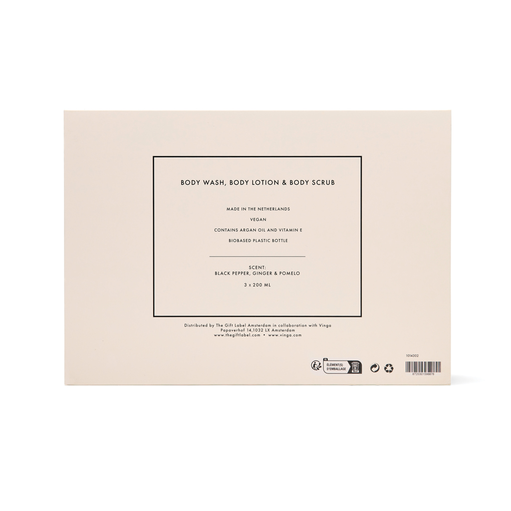 VINGA x TGL body care gift set