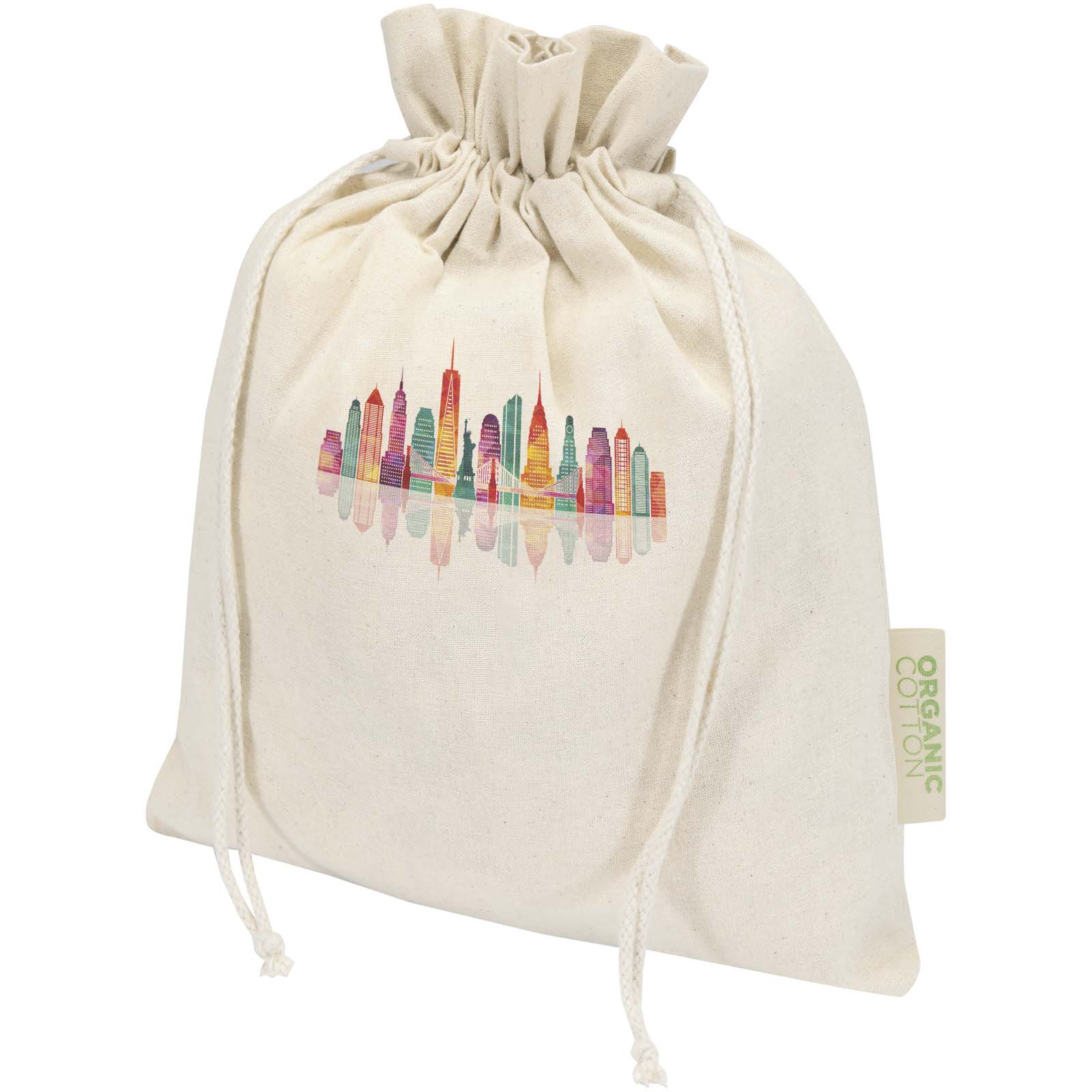 Bolsa de regalo algodón orgánico OCS de 140 g/m² - 30 x 25 cm Odisha