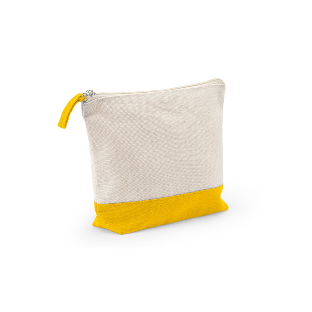 DAPHNE. 100% cotton cosmetic bag (340 g/m²) two-tone