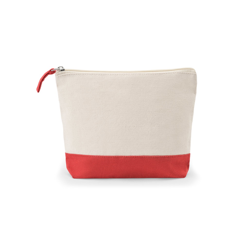 DAPHNE. 100% cotton cosmetic bag (340 g/m²) two-tone