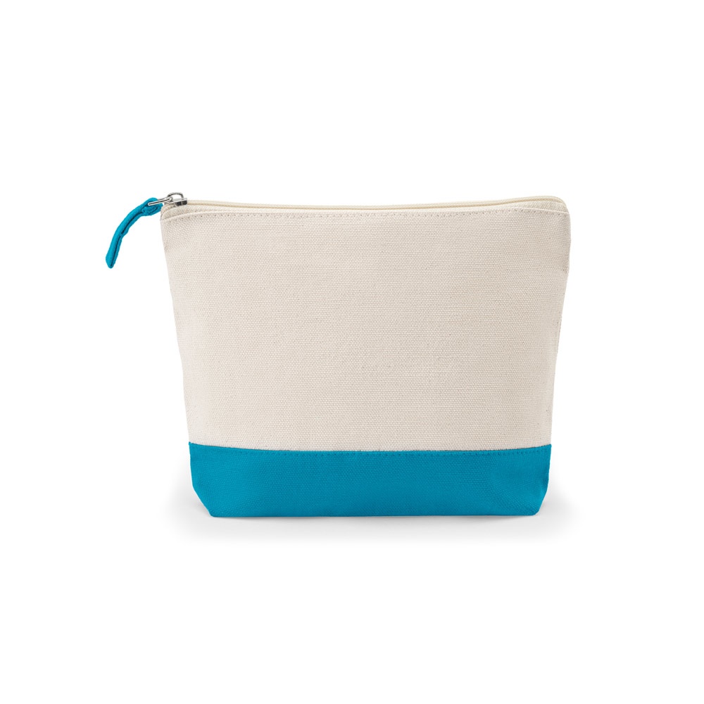 DAPHNE. 100% cotton cosmetic bag (340 g/m²) two-tone