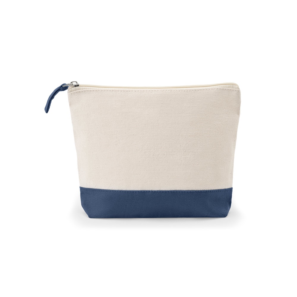 DAPHNE. 100% cotton cosmetic bag (340 g/m²) two-tone
